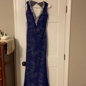 X cite size 4 prom dress excellent shape and beading-lowered $75 dropped price